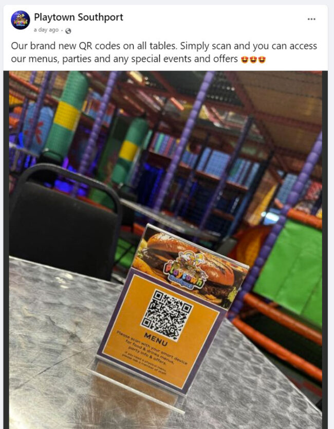 QR code Website design